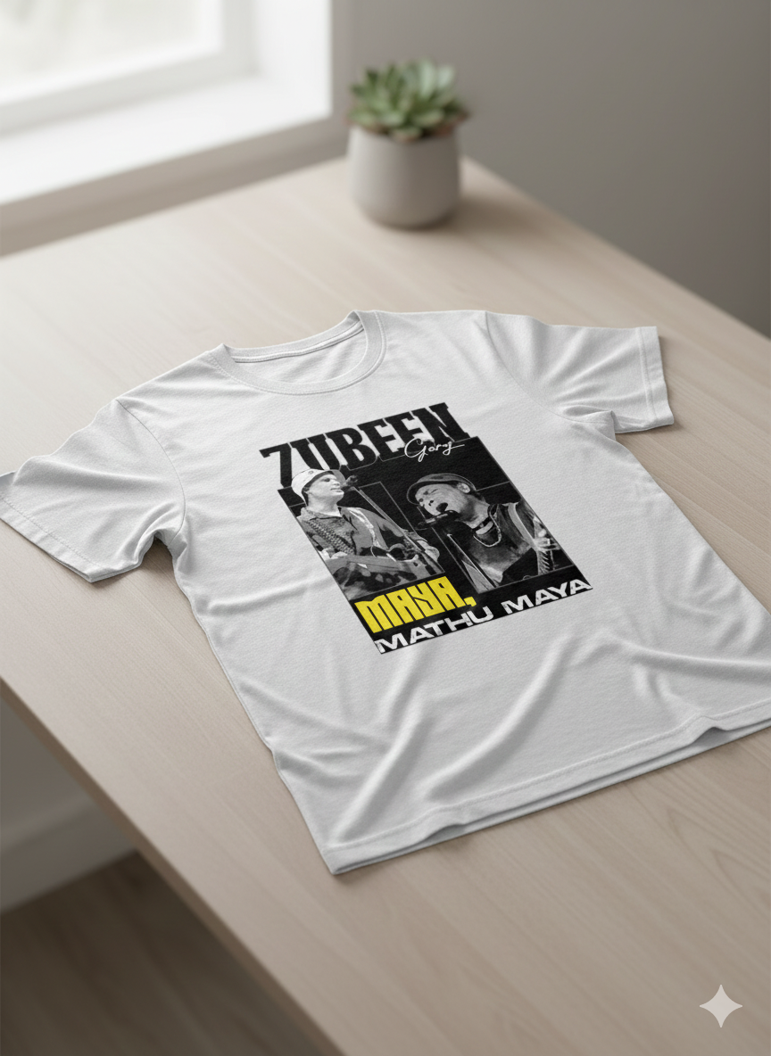 Zubeen Garg "Maya Mathu Maya" Classic Concert T-Shirt