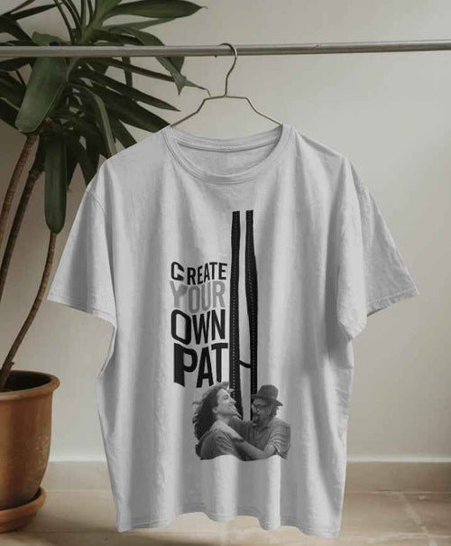 Create Your Own Path – Zubeen Garg Inspirational T-Shirt | 100% Cotton Black & White