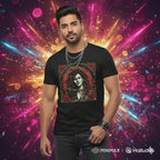Zubeen Garg Tribute Art T-Shirt | Assam Icon Series | 100% Cotton Black & White