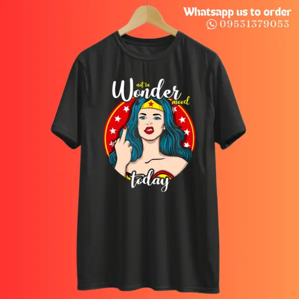 'Not In the Wonder Mood" Rebel Tee